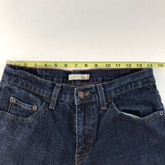 Levis Strauss Relaxed 550 Boot Cut Blue Jeans - Picture 6 of 9